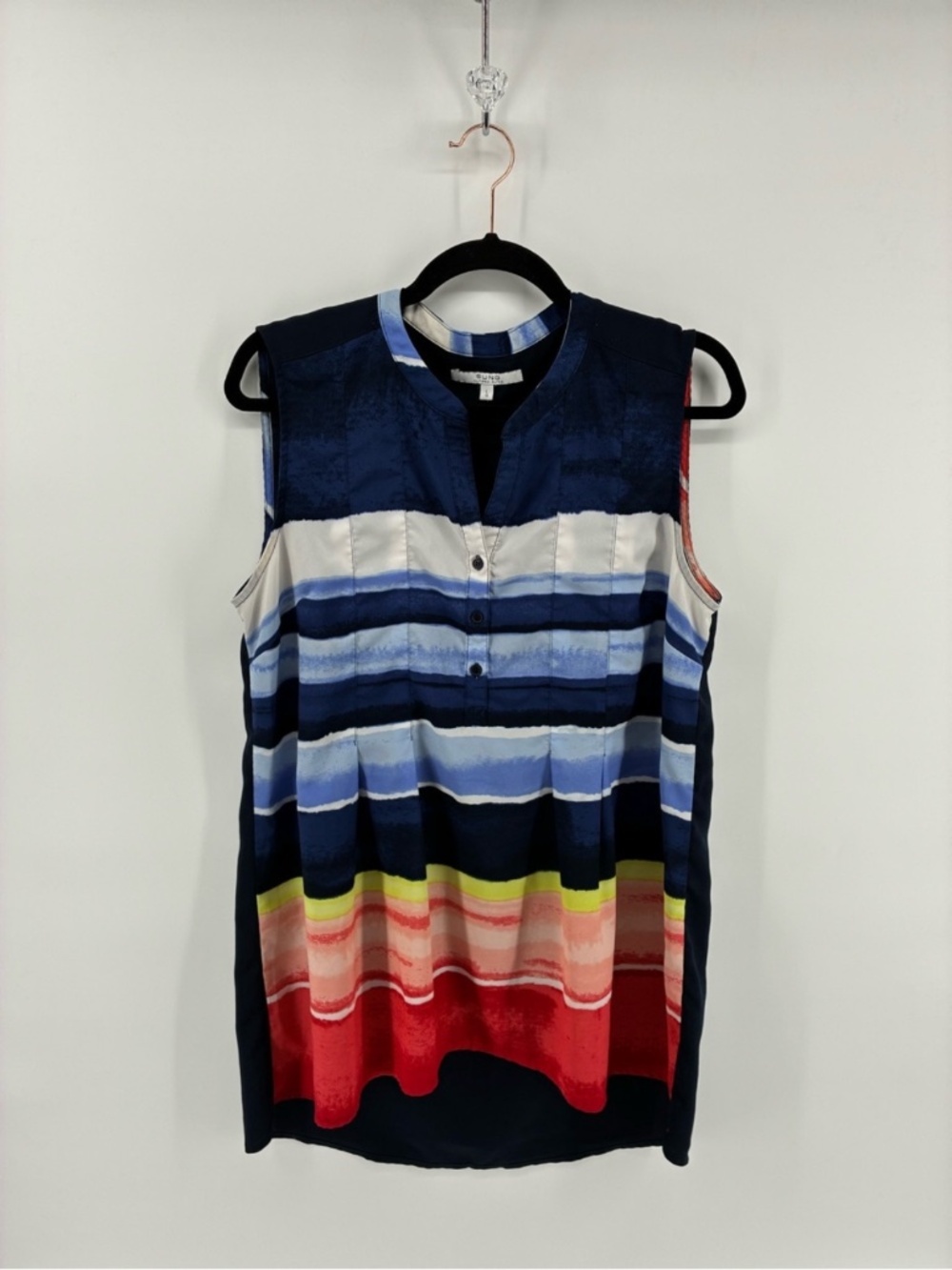 MASSIVE $10 SALE Sleeveless Striped Multicolor Blouse